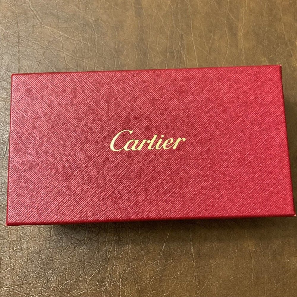 Authentic Cartier Vintage Glasses Sunglasses Signature Red Box